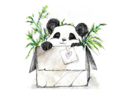 Скетчинг Панда