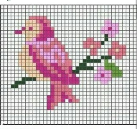 Рисование по клеточкам животных