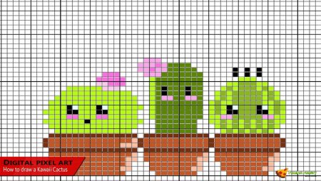 Пиксельный Кактус