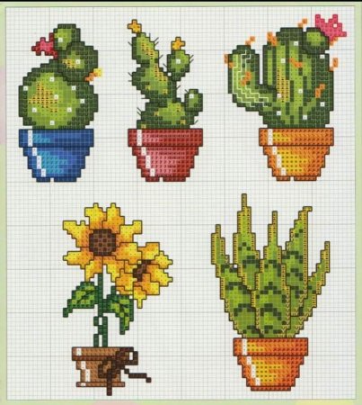 Кактус Cross Stitch
