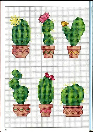 Вышивка комнатные растения