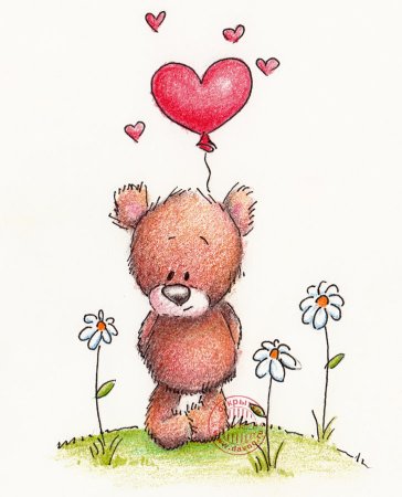 Медвежонок с шариками