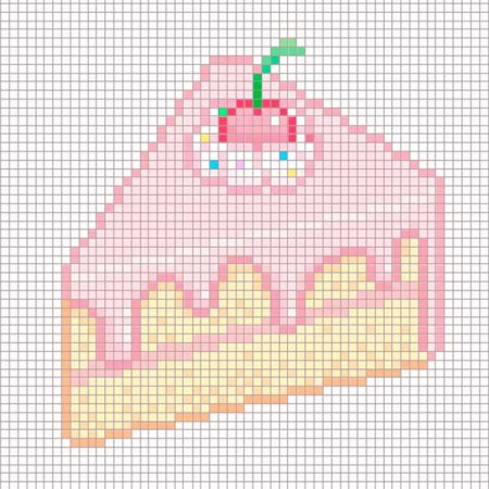 Рисование по клеточкам сладости