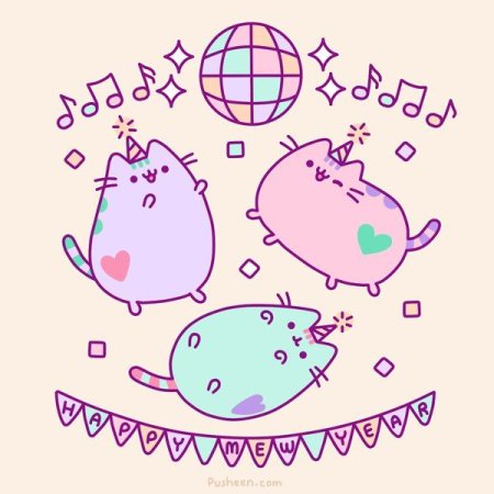 Кавайные рисунки на день рождения