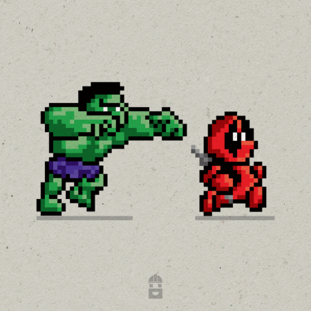 Халк Pixel Art
