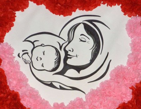 Рисунок маме на день матери