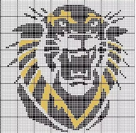 Жаккард тигр