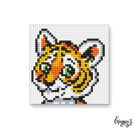 Алмазная мозаика Тигренок