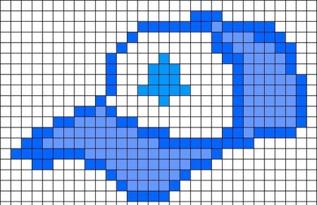 Рисунки по клеточкам в тетради для начинающих
