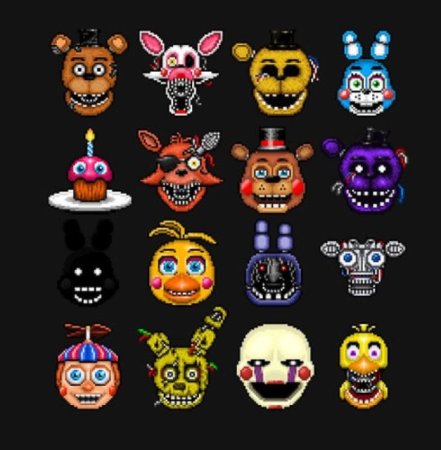 Lefty FNAF 6 пиксель