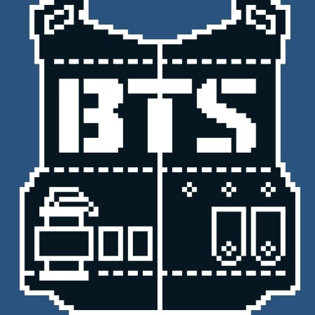 Пиксельный арт БТС