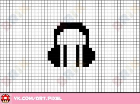 Рисунок по клеточкам черно белые легкие маленькие