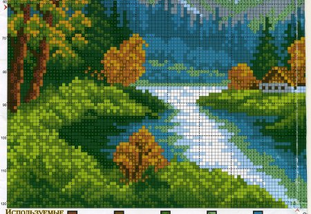 Вышивание крестом природа