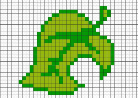 Рисование по клеточкам дерево