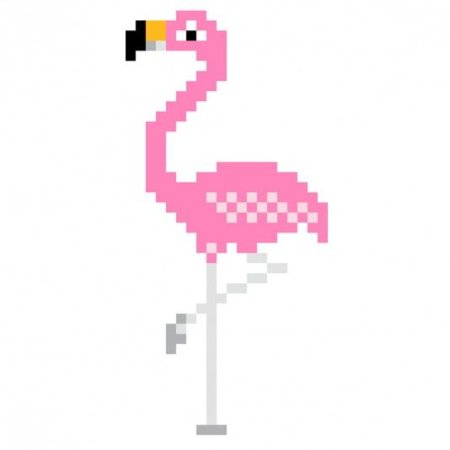 Рисование покльточкам пикселька