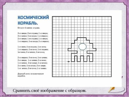 Графический диктанты для дошкольников 6-7 лет для подготовки к школе