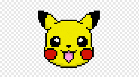 Рисунки по клеточкам Пикачу