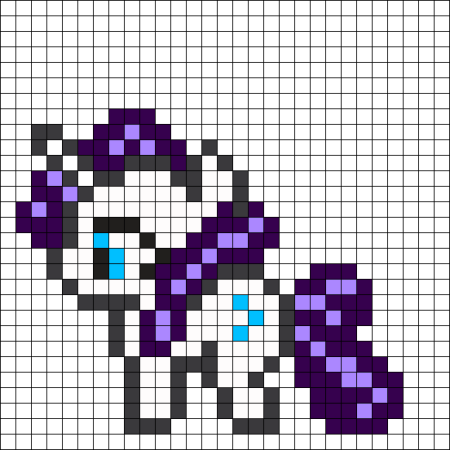 My little Pony по клеточкам