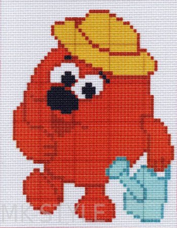 Вышивка крестом схемы Смешарики Копатыч