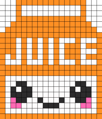 Рисование по клеточкам бургер