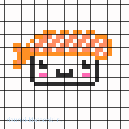 Рисунки по клеточкам ед