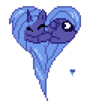 My little Pony по клеточкам Флаттершай