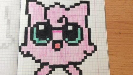 Легкие милые зверушки по клеточкам