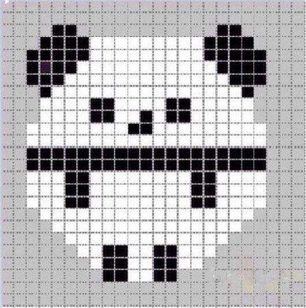 Ямабуси японские кроссворды Панда