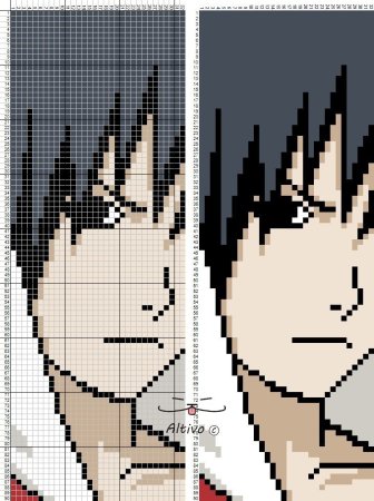 Шаринган Pixel Art