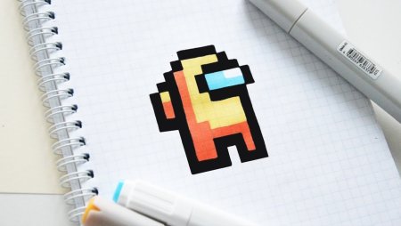 Амонг АС по клеточкам