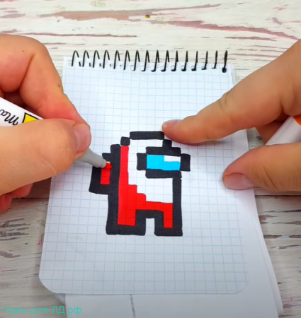 Игрушки по клеточкам