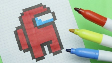 Рисование по клеточкам амонгаз