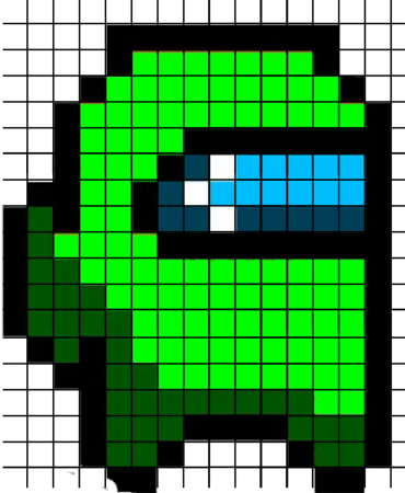 Рисунки по клеточкам лёгкие