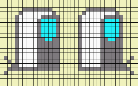 Рисунки по клеткам маленькие амонг АС