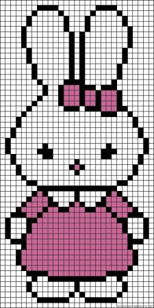 Рисунки по клеточкам для начинающих