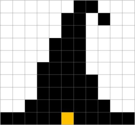 Хэллоуин по клеточкам легко