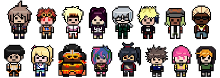Demon Slayer пиксельарт