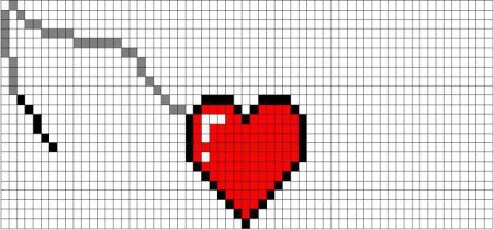 Сердце по клеточкам