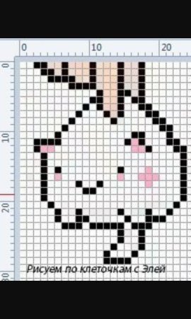 Рисунки по клеточкам милые красивые