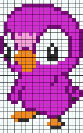 Цветочек в клеточку