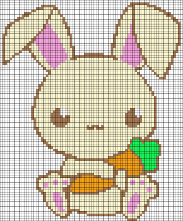 Рисование по клетками милое