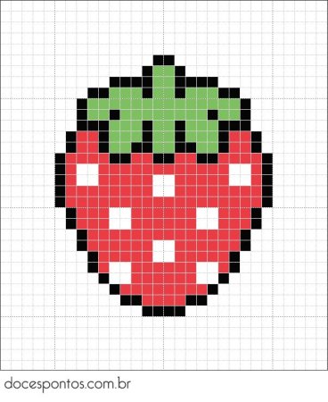 Рисунки по клеточкам мухомор