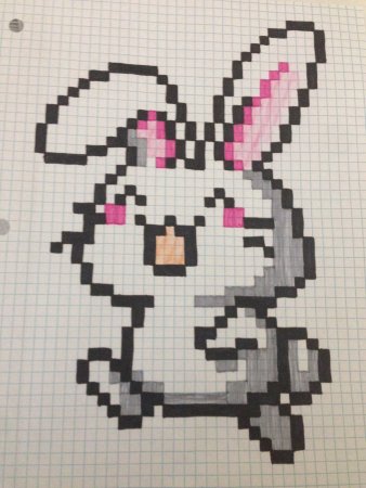 Пиксельные кролики