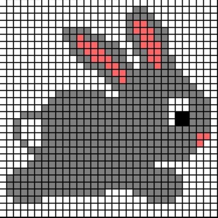 Рисунки в клетку маленькие