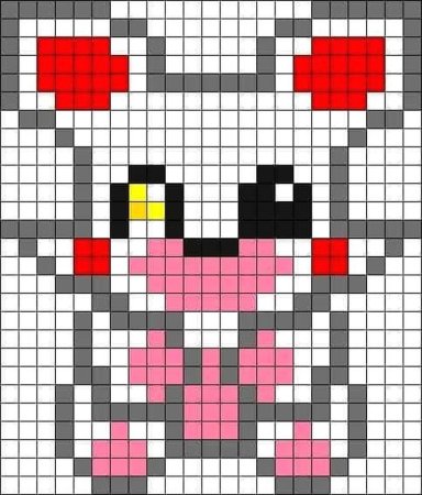 Рисунки по клеточкам ФНАФ