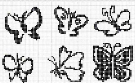 Бабочка крестиком для начинающих