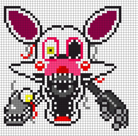 ФНАФ по клеточкам Бонни