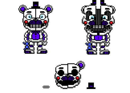 Чертеж фантайм Фредди