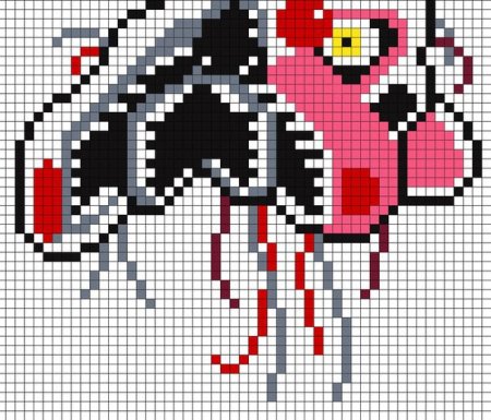 Монстр по клеточкам