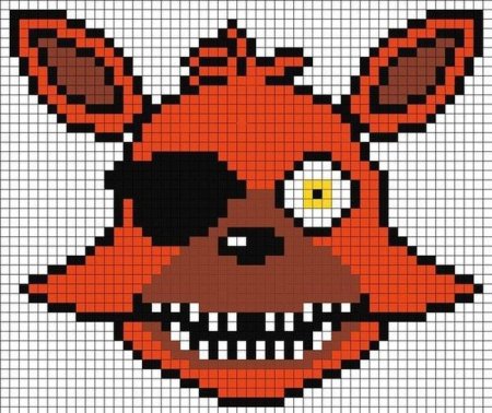 Фредди по клеточкам